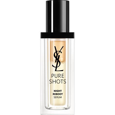 ysl pure shots night reboot serum用法|pure shots light up serum.